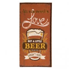 Aimant "All you need is beer" - 10 cm