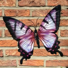 Vlinder Roos & zwart - 32 cm