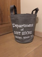 TBMZ-LOSTSOCK25 Mand "Department of Lost Socks" - taupe