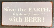 Magnet "Save the earth, ... "